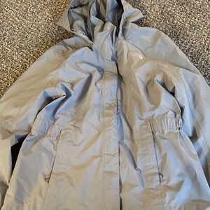 The North Face Women's Grey Hooded Ski Jacket
